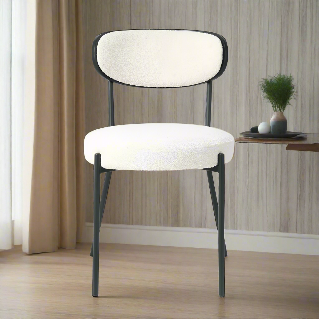 Emerald Dining Chair, Set of 2 (Cream)