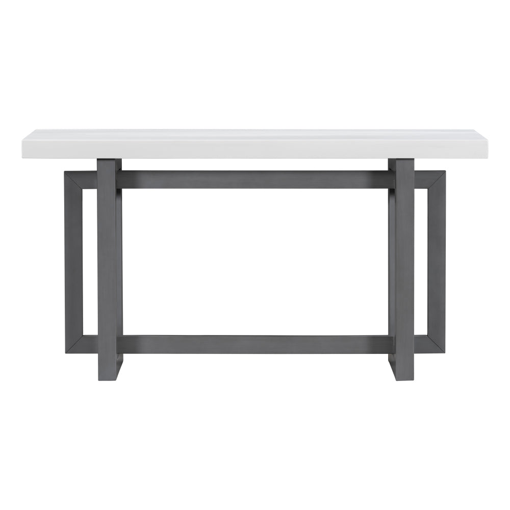 Damien Accent Table (White+Grey)