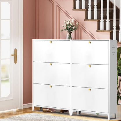 Merritt Shoe Cabinet (White)