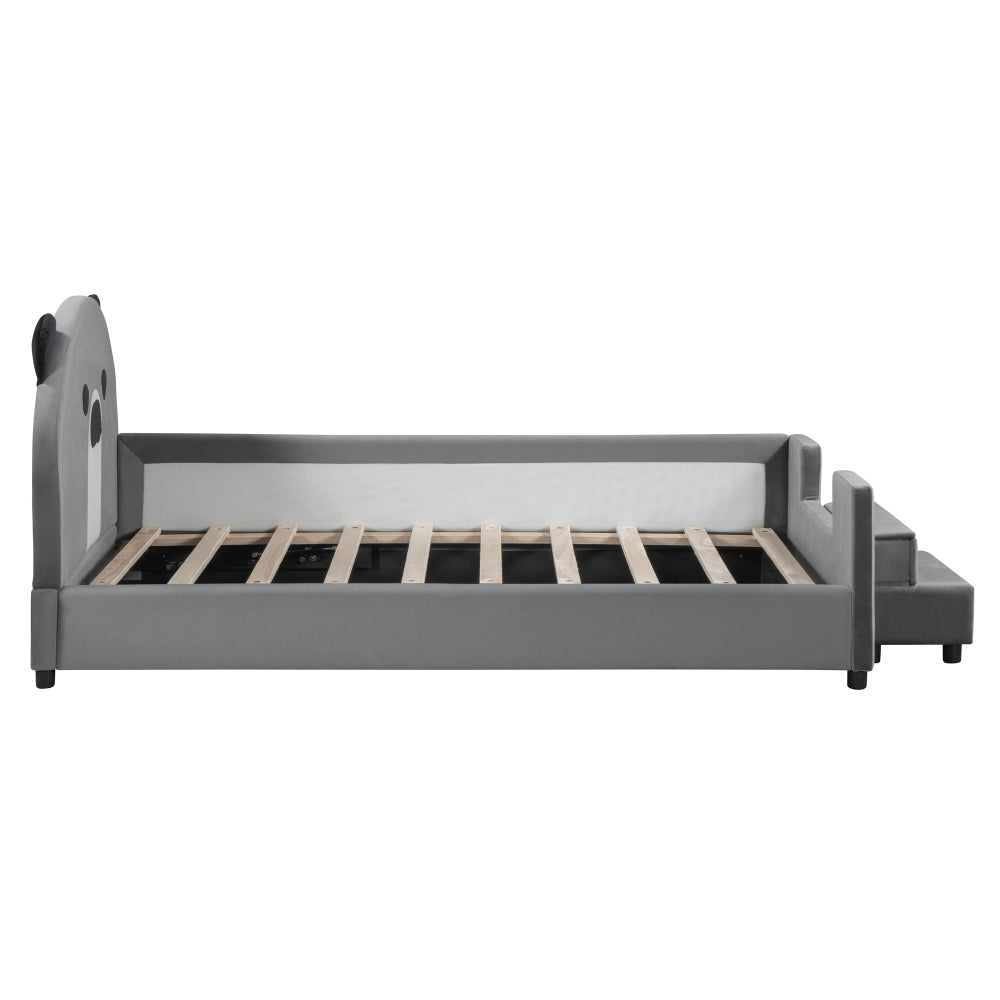 Delgado Kids Bed, Twin (Grey)