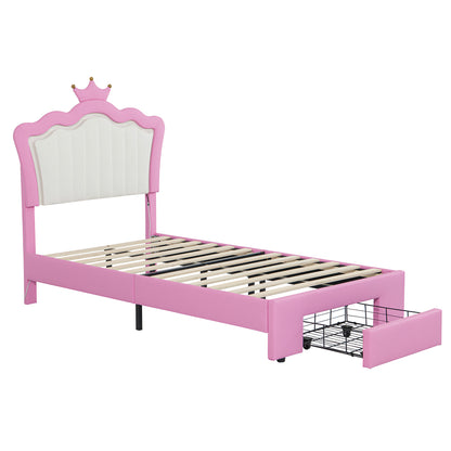 Princess Kids Bed, Twin