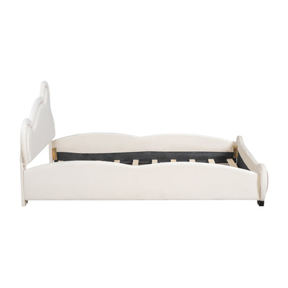 Lester Kids Bed, Full (Beige)