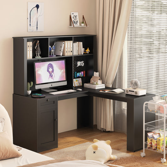 Aubriella Office Desk (Black)