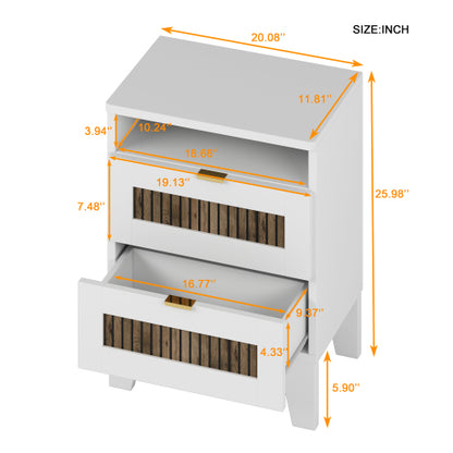 Maximo Nightstand (White)