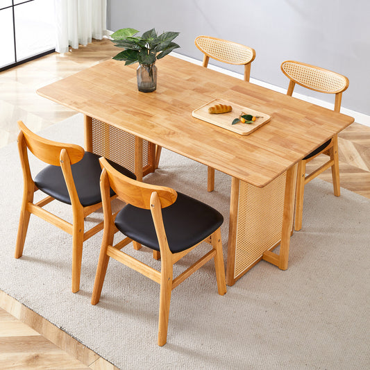 Estes Dining Set, Set of 5 (Natural)