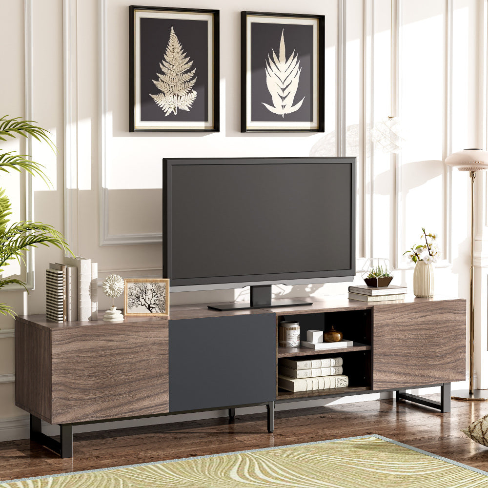 Karter TV Stand (Dark Brown)