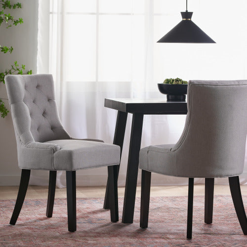 Bella Dining Chair, Set of 2 (Light Grey)