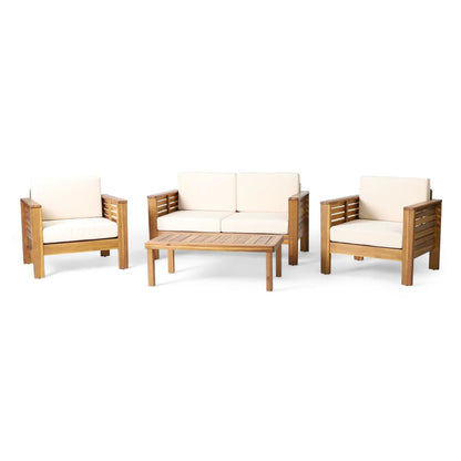 Kamiyah Patio Set, Set of 4 (Natural)