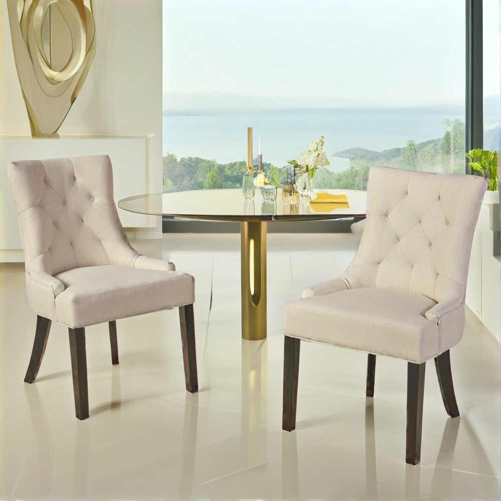 Bella Dining Chair, Set of 2 (Beige)