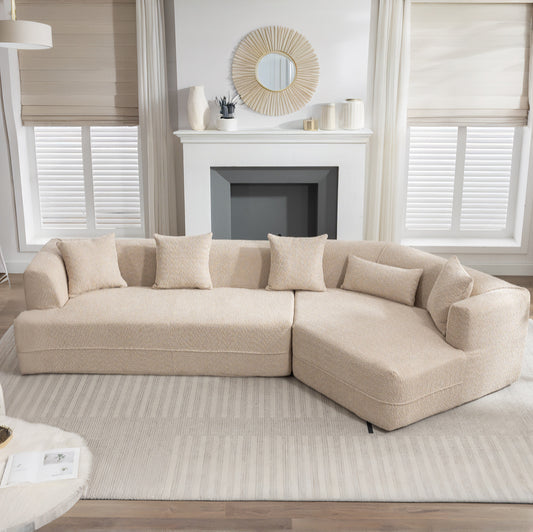 Elian Sofa, Light Brown