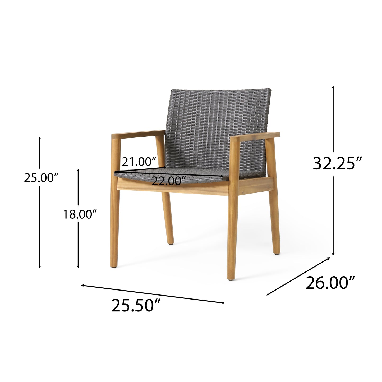 Kimora Patio Set, 3 Piece