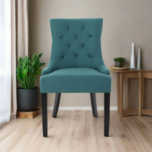 Bella Dining Chair, Set of 2 (Teal)