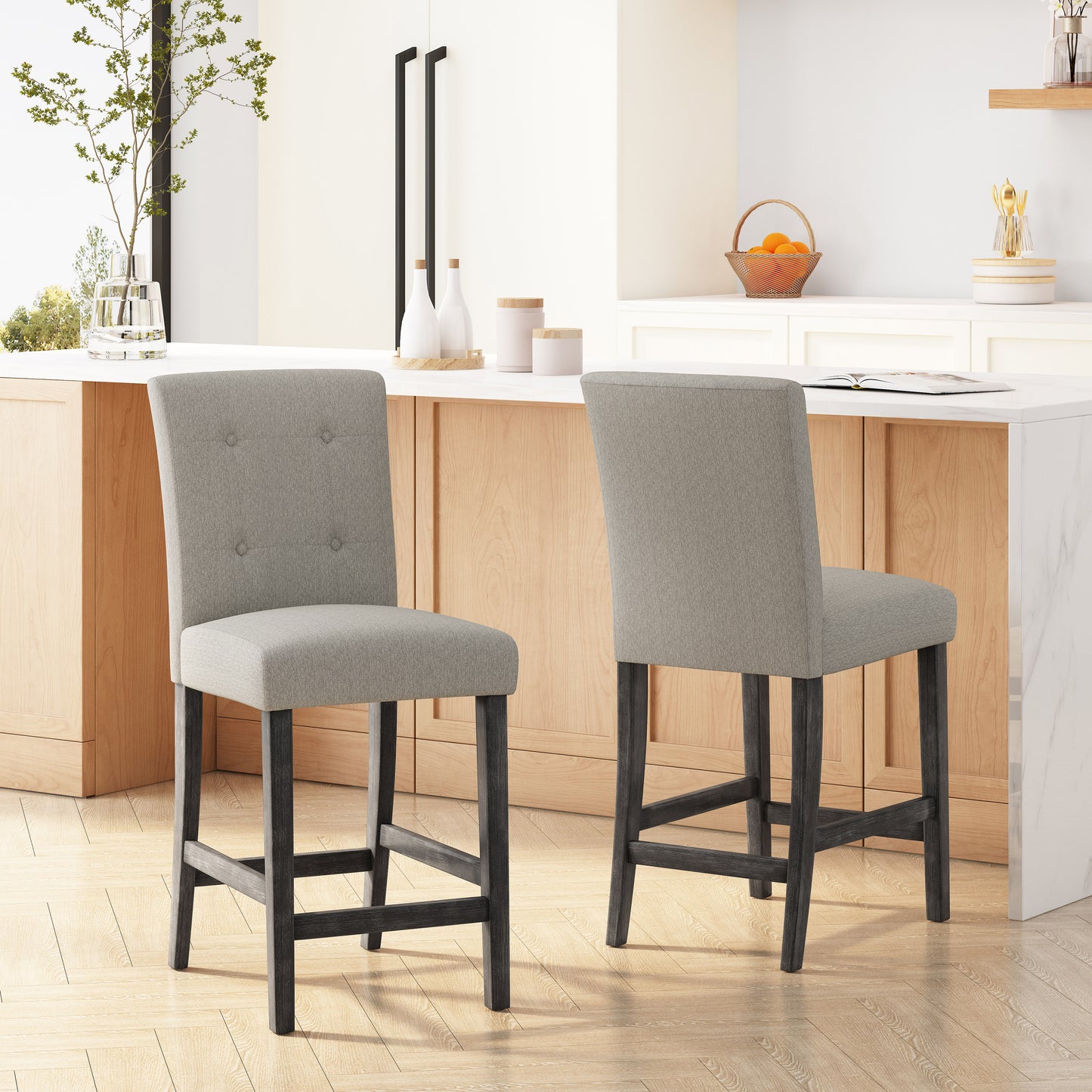 Hardin Dining Chair, Set of 2 (Light Grey)